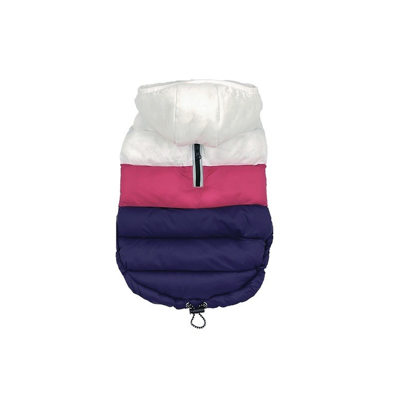PCHEŁKA Rocco White-Pink-Purple - dog clothing - size L