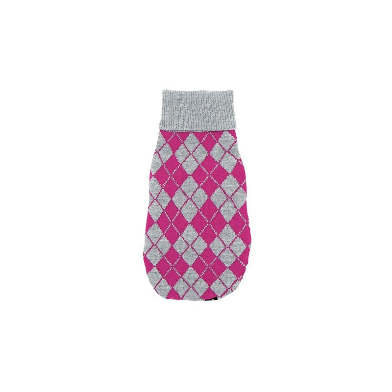 PCHEŁKA Romby Fuchsia - dog clothing - size XS