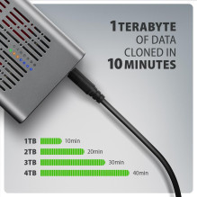 SSD DISKO DĖŽUTĖ M.2 NVME / USB-C EEM2-20GD AXAGON