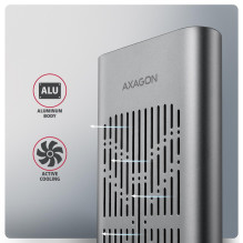 SSD ACC ENCLOSURE M.2 NVME / USB-C EEM2-20GD AXAGON