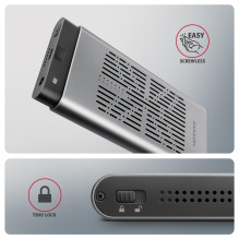 SSD DISKO DĖŽUTĖ M.2 NVME / USB-C EEM2-20GD AXAGON