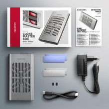 SSD ACC ENCLOSURE M.2 NVME / USB-C EEM2-20GD AXAGON