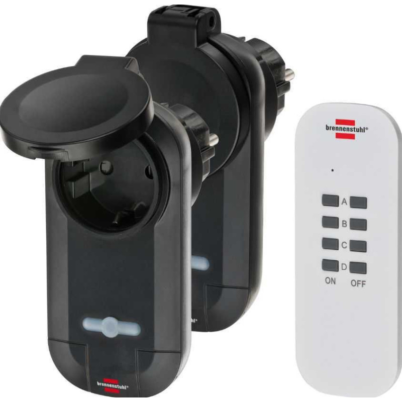 Brennenstuhl RC CE1 0201 2pcs Black