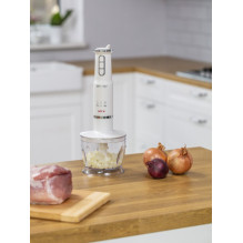 MPM MBL-43 hand blender set, 500 ml jug with stainless steel blade, stainless steel blending attachment, Power: 600W MPM MBL-43 hand blender set, 500 ml jug with stainless steel blade, stainless steel blending attachment, Power: 600W