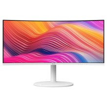86,4 cm (34") 3440 x 1440 pikselių MSI Modernus MD342CQPW 21:9 itin platus „Quad HD“ VA 4 ms 120 Hz „DisplayPort“ H