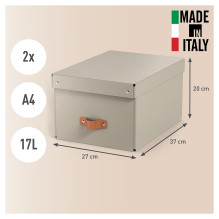 LEITZ Puro storage boxes 27.5 x 37.5 x 20.0 cm