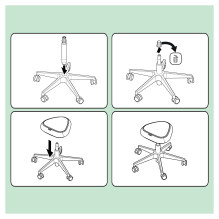 LEITZ Ergo Active Hocker schwarz LEITZ Ergo Active Hocker schwarz