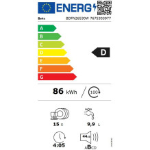 Beko BDFN26530W Beko BDFN26530W