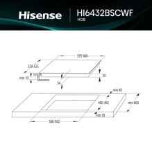 Hisense HI6432BSCWF Hisense HI6432BSCWF