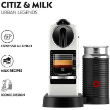 Delonghi Nespresso CitizMilk IR 267.WAE Balta Delonghi Nespresso CitizMilk IR 267.WAE Balta