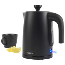 Petra PT5632MBLKVDE 3KW Virdulys matinės juodos spalvos