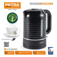 Petra PT5572BLKVDE Oscuro 3KW kettle Petra PT5572BLKVDE Oscuro 3KW kettle