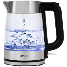 Lovio LVGEK001 Glass Electric Kettle Lovio LVGEK001 Glass Electric Kettle