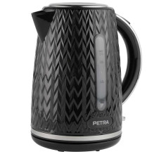 Petra PT3864BLKVDEEU10 „Chevron“ ąsočio virdulys, juodas