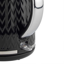 Petra PT3864BLKVDEEU10 „Chevron“ ąsočio virdulys, juodas