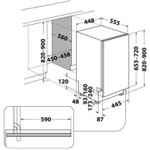 Whirlpool WSIP 4O33 PFE