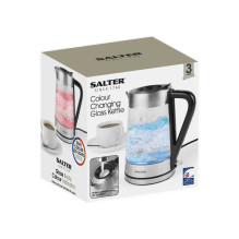 Salter EK5078SSFVDE spalvą keičiantis stiklinis virdulys