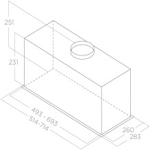 Elica FOLD S IX / A / 52 Elica FOLD S IX / A / 52
