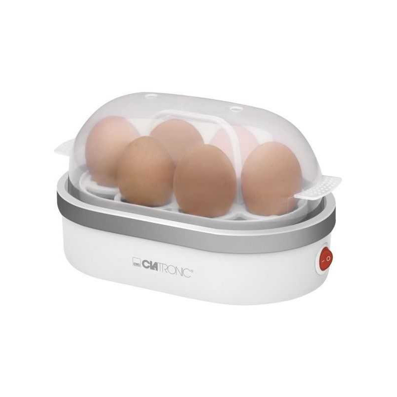 Clatronic Clatronic egg cooker EK 3497 400W whiteite / silver - for 6 eggs