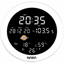 Nasa WSP1700 medinė meteorologinė stotelė / garsiakalbis BT laivas Nasa WSP1700 medinė meteorologinė stotelė / garsiakalbis BT laivas