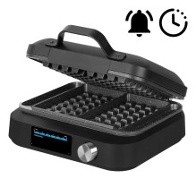 Vaflių keptuvė „Lovio LVWF002BK“, 1500 W, juoda