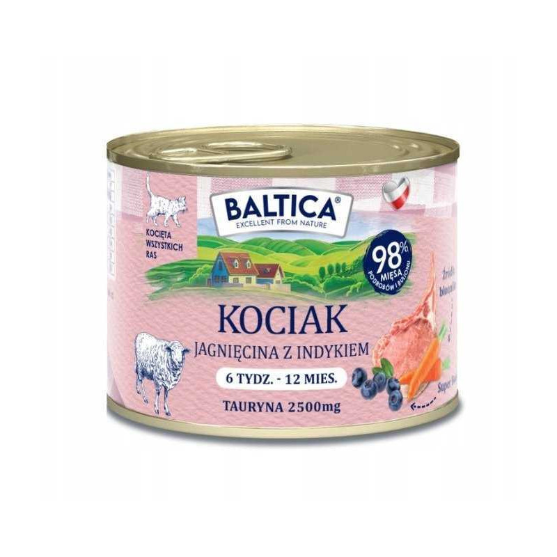 BALTICA Smaki regionów Kitten Lamb with turkey - wet cat food