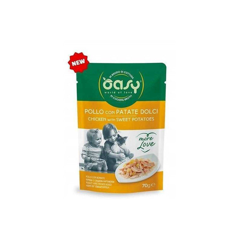 OASY More Love Chicken with sweet potatoes - wet cat food - 7