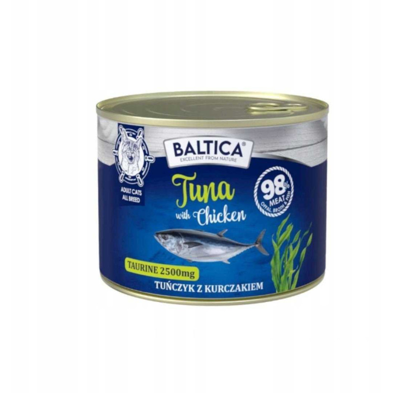 BALTICA Excellent Tuna with chicken - wet cat food - 185g