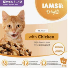 EUKANUBA IAMS DELIGHTS Kitten in Jelly box - wet cat food - 8x85g