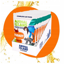 Animal Island ANIMAL ISLAND Everyday Turkey pate - wet cat food - 100g