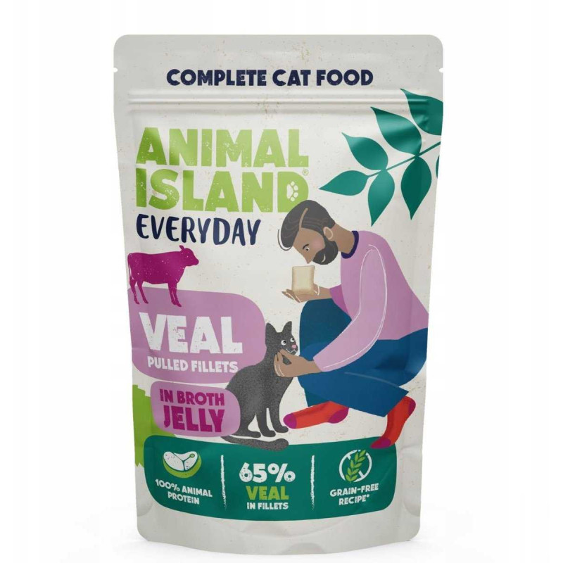 Animal Island ANIMAL ISLAND Everyday food, pulled veal fillets according to
