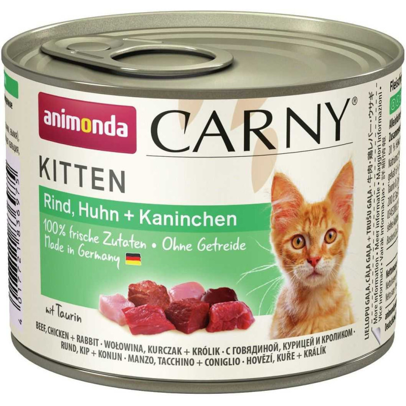 Animonda Carny Kitten Beef + Chicken + Rabbit 200g