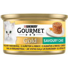 PURINA GOURMET GOLD Savoury Cake with Chicken and Carrot 85g