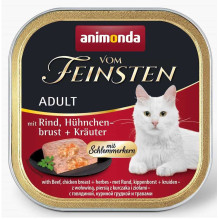 Animonda Finest Adult Beef + Chicken Breast + Herbs 100g