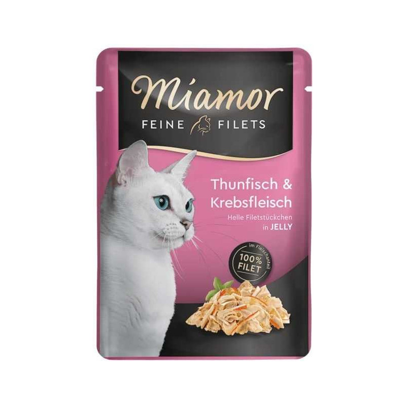 Miamor Feine Filets Tuna and Crab Meat in Jelly 100g