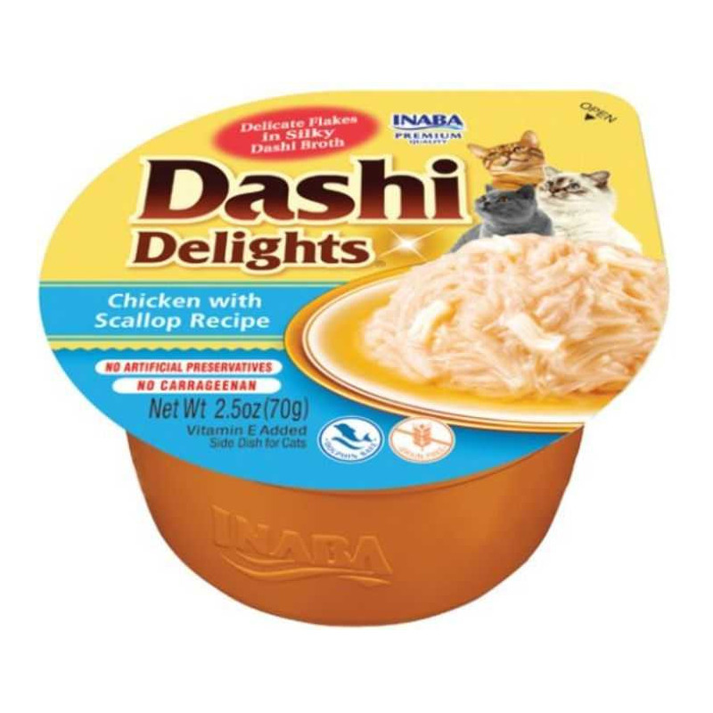 INABA Dashi Delights Chicken with Scallop 70g