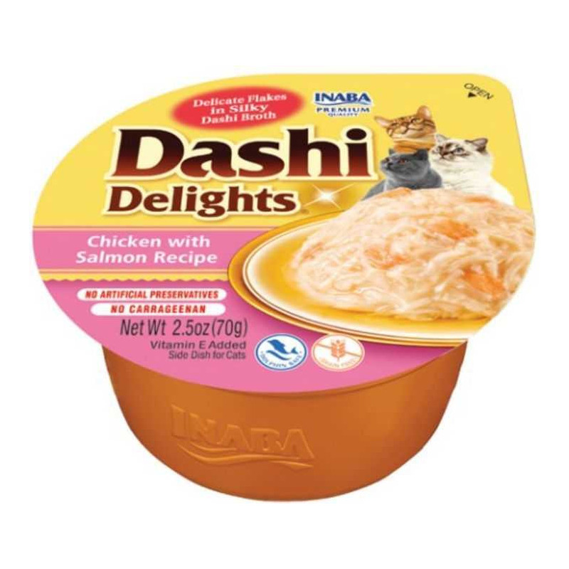 INABA Dashi Delights Chicken with Salmon 70g