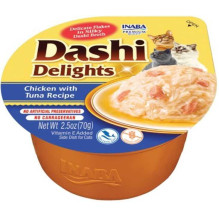 INABA Dashi Delights Chicken with Tuna 70g