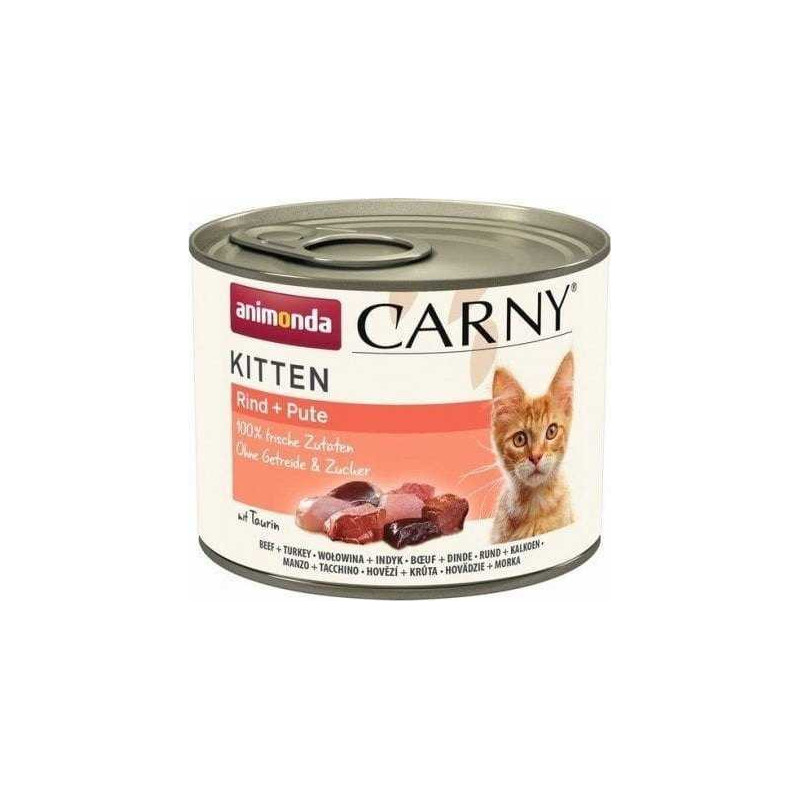 Animonda ANIMONDA Carny Kitten Beef with turkey - wet cat food - 200g
