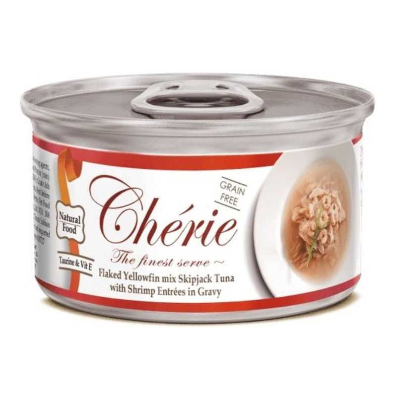 Cherie Tuna with Shrimp Mix in Gravy 80g