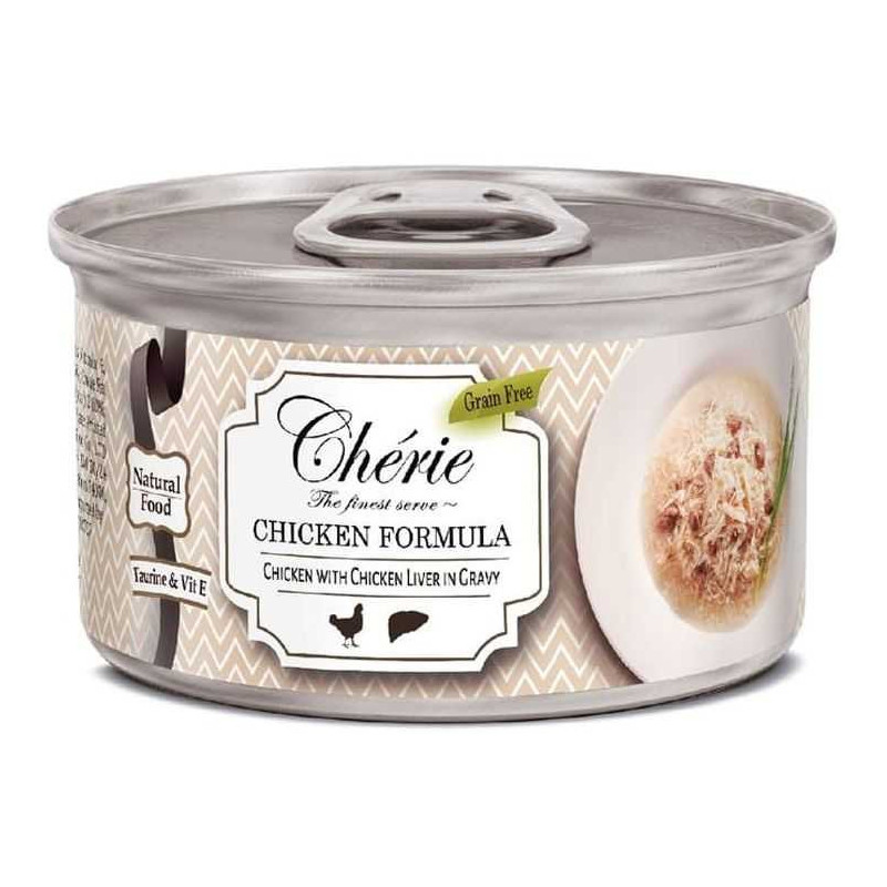 Cherie Chicken with Chicken Liver in Gravy 80g