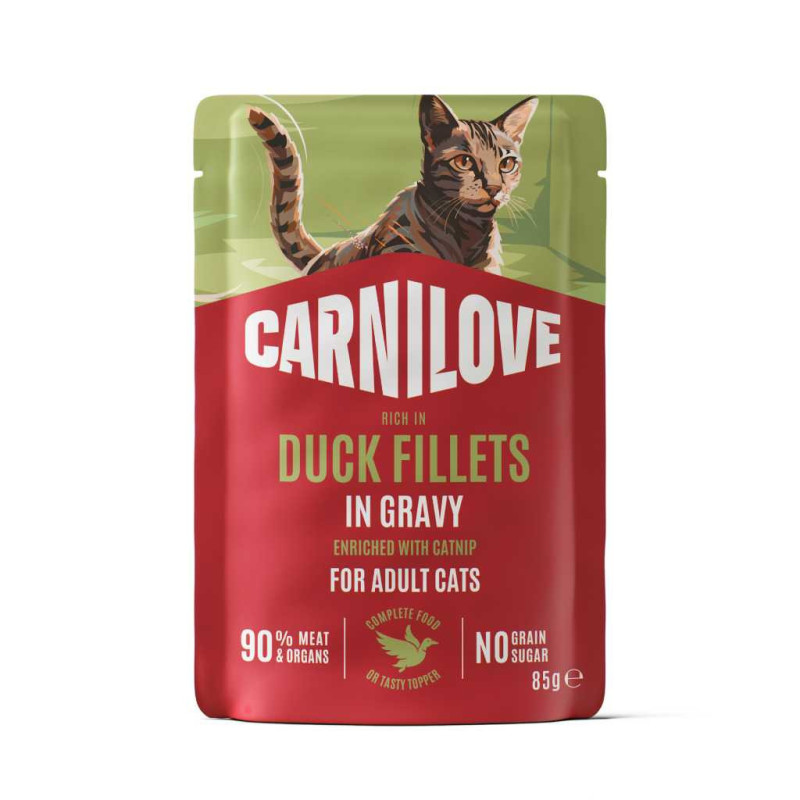 CARNILOVE Carnilove Cat Pouch Duck Catnip 85 g