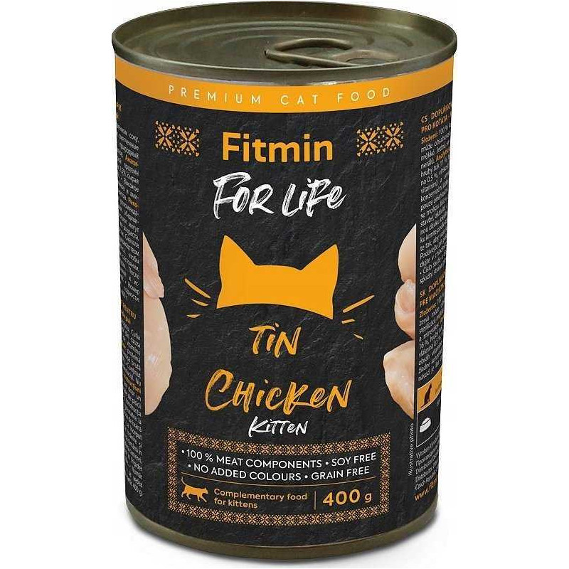 FITMIN Fitmin For life cat wet food with chicken for kittens 400g
