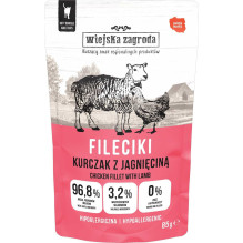 wiejska zagroda WIEJSKA ZAGRODA Chicken Fillets with Lamb - wet food for cats