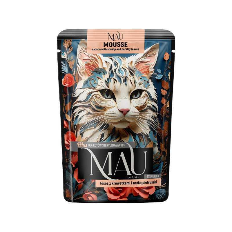 DOLINA NOTECI Mau Mus salmon with shrimps and parsley for sterile cats