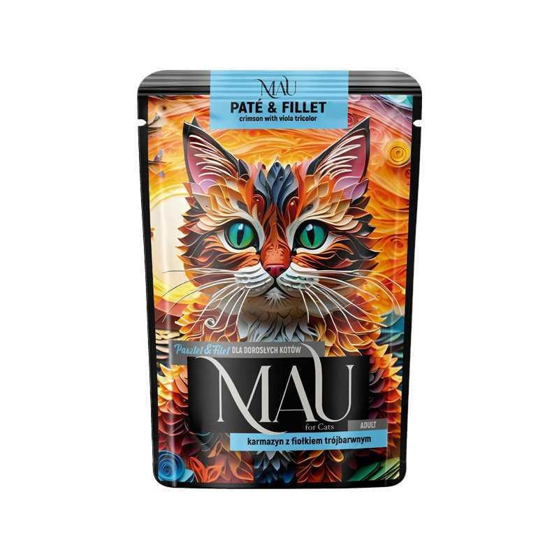 DOLINA NOTECI MAU Pate and Fillet Crimson with pansy - wet cat food - 85g