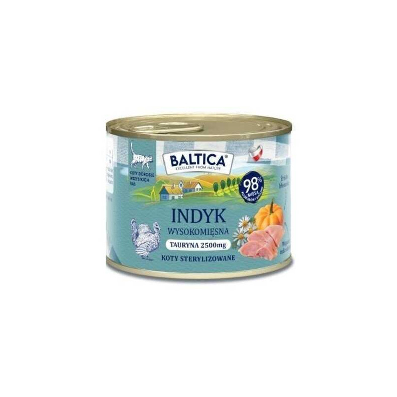 BALTICA Smaki regionów Turkey - wet cat food - 185g