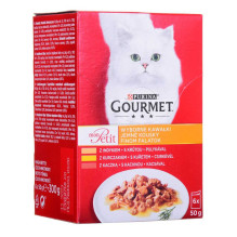PURINA Gourmet Mon Petit Poultry Mix - wet cat food - 6 x 50 g PURINA Gourmet Mon Petit Poultry Mix - wet cat food - 6 x 50 g