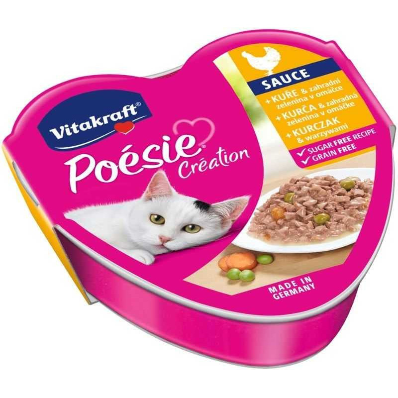 Vitakraft Poesie Creation Adult Chicken in Sauce 85g