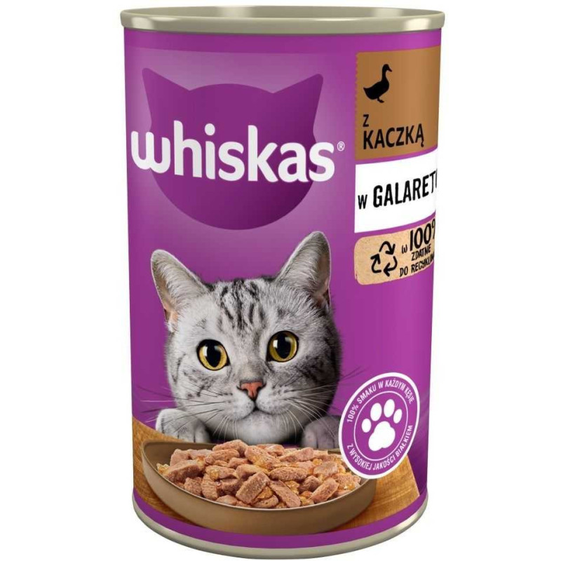 Whiskas Adult Duck in Jelly 400g